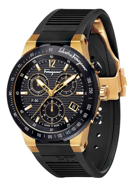 reloj salvatore ferragamo f80 titanium chronograph